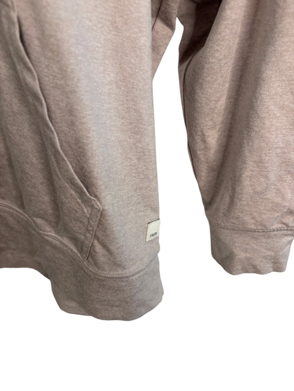 Vuori Halo Oversized Hoodie Oyster Heather Size XS - Picture 4 of 5